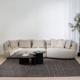Rowe Right Chaise Sofa - Pale Beige Chaise Lounge KJ Sofa-Core