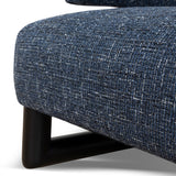 Kayra Armchair - Oxford Blue Armchair KJ Sofa-Core