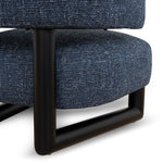 Kayra Armchair - Oxford Blue Armchair KJ Sofa-Core