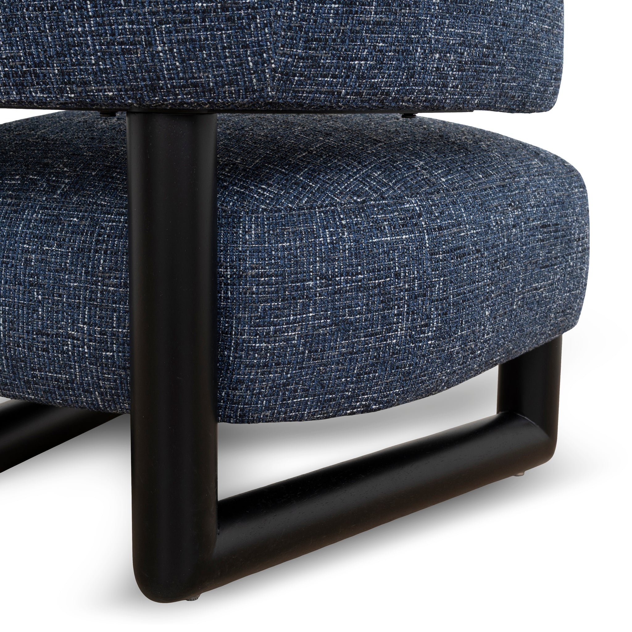 Kayra Armchair - Oxford Blue Armchair KJ Sofa-Core