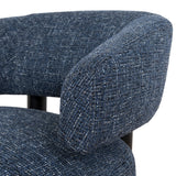 Kayra Armchair - Oxford Blue Armchair KJ Sofa-Core
