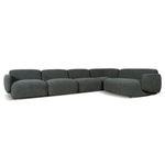 Gosling Right Chaise Modular Sofa - Moss Green Chaise Lounge K Sofa-Core