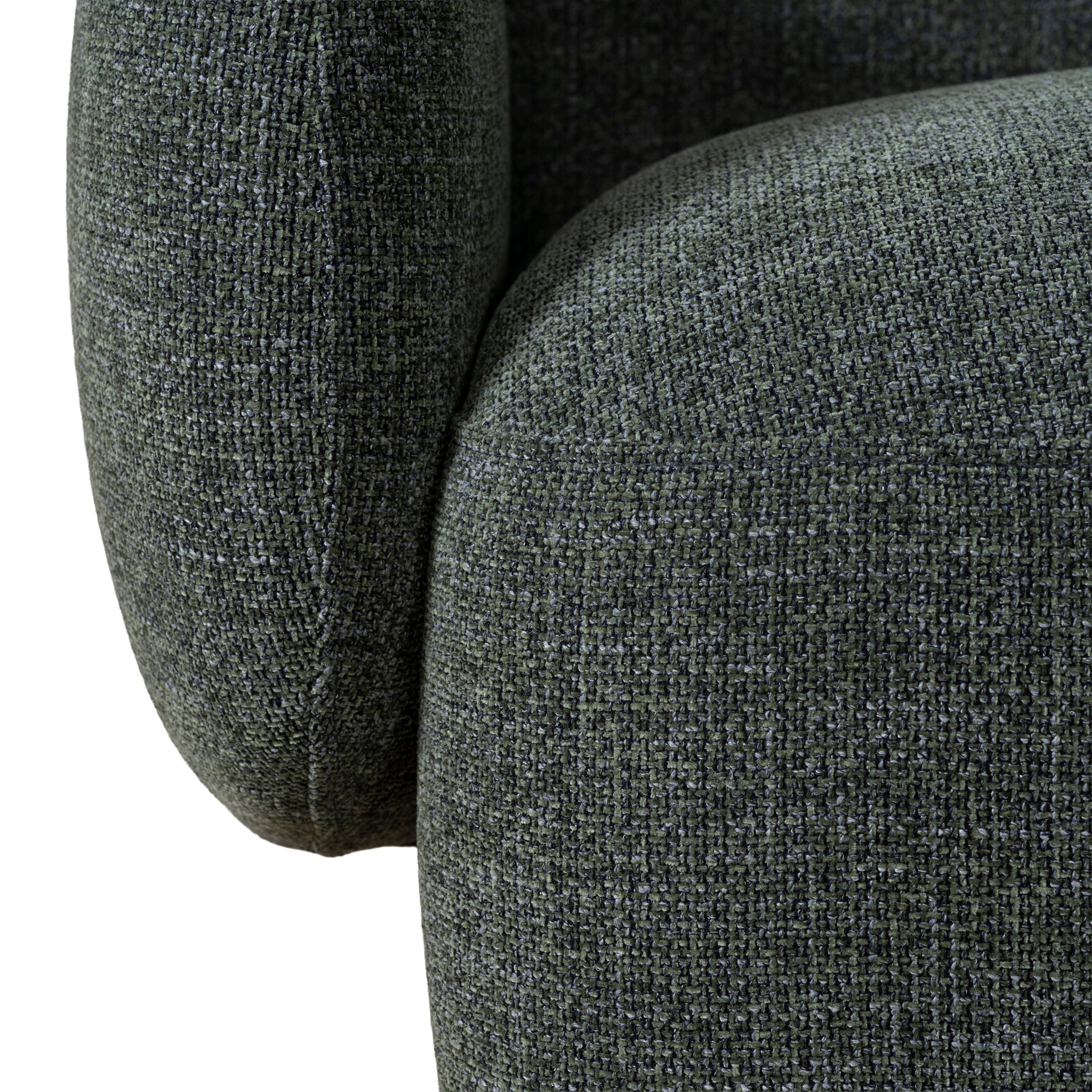 Gosling Right Chaise Modular Sofa - Moss Green Chaise Lounge K Sofa-Core