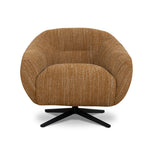 Arlo Swivel Armchair - Ginger Brown Armchair K Sofa-Core