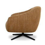 Arlo Swivel Armchair - Ginger Brown Armchair K Sofa-Core