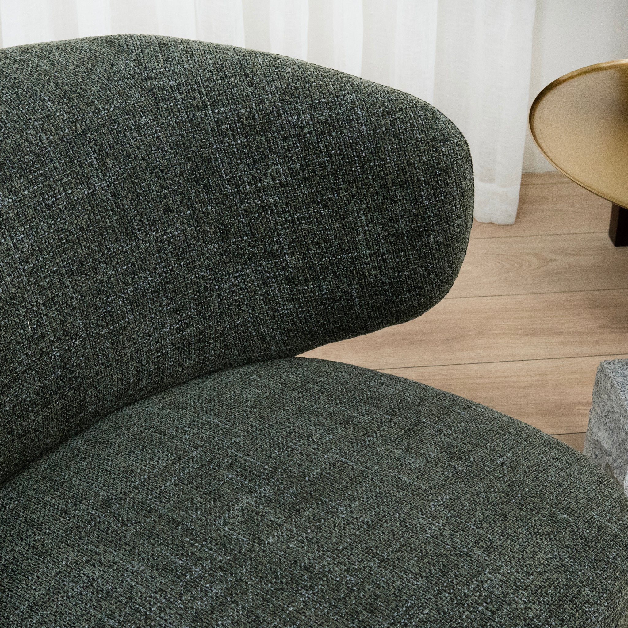 Zenith Swivel Armchair - Moss Green swivel Chair K Sofa-Core