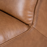 Monaco Modular Leather Corner Sofa - Amber Brown Corner Sofa K Sofa-Core