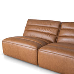 Monaco Modular Leather Corner Sofa - Amber Brown Corner Sofa K Sofa-Core