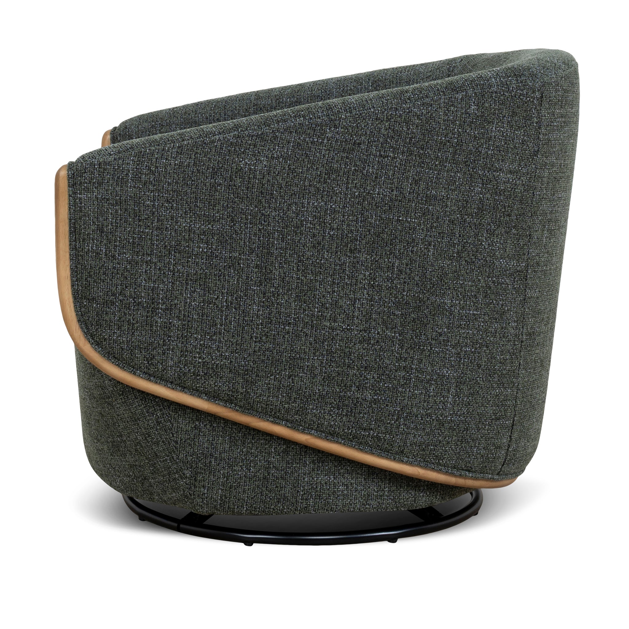 Camden Swivel Armchair - Moss Green Armchair K Sofa-Core