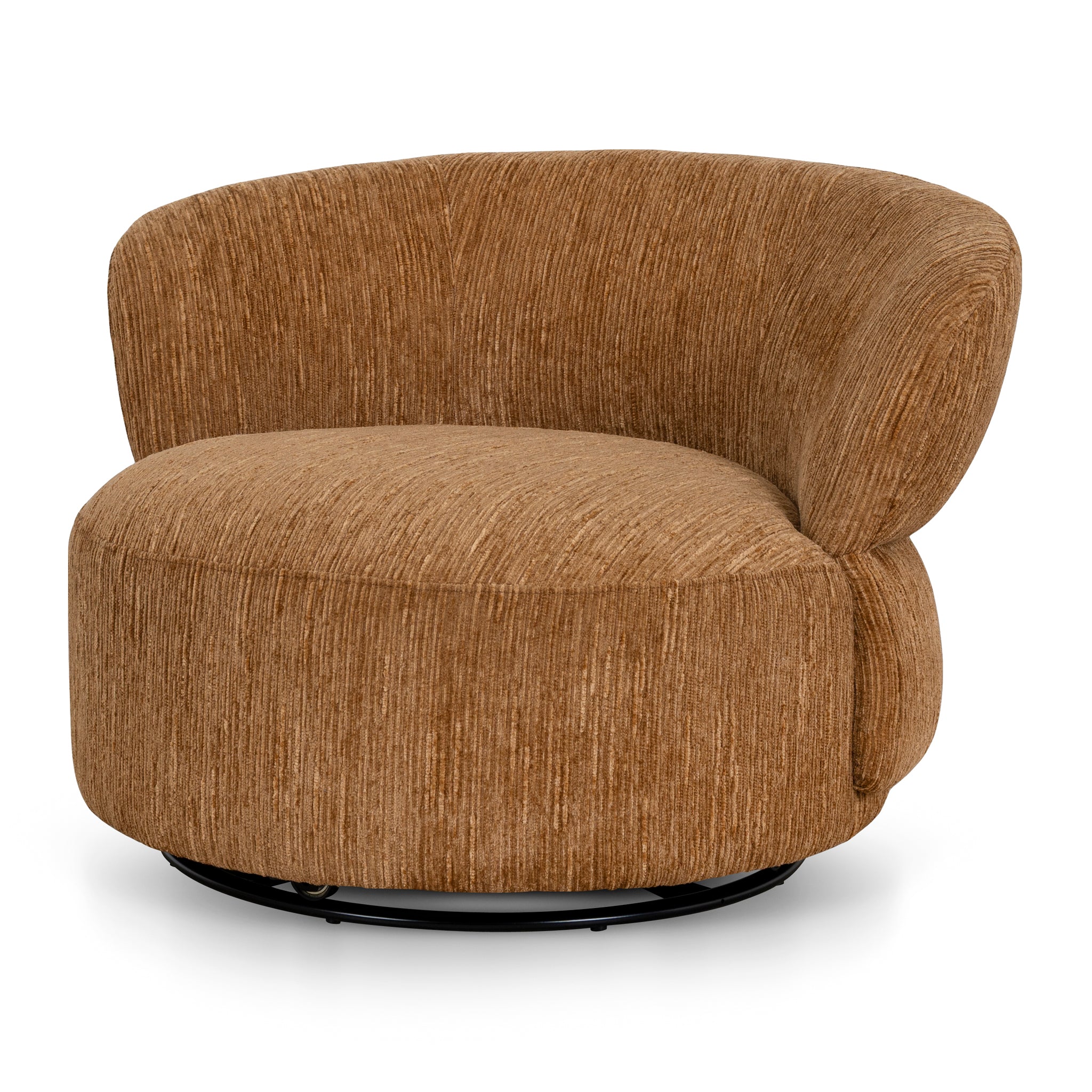 Oasis Swivel Lounge Chair - Honey Gold swivel Chair K Sofa-Core