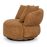 Oasis Swivel Lounge Chair - Honey Gold swivel Chair K Sofa-Core