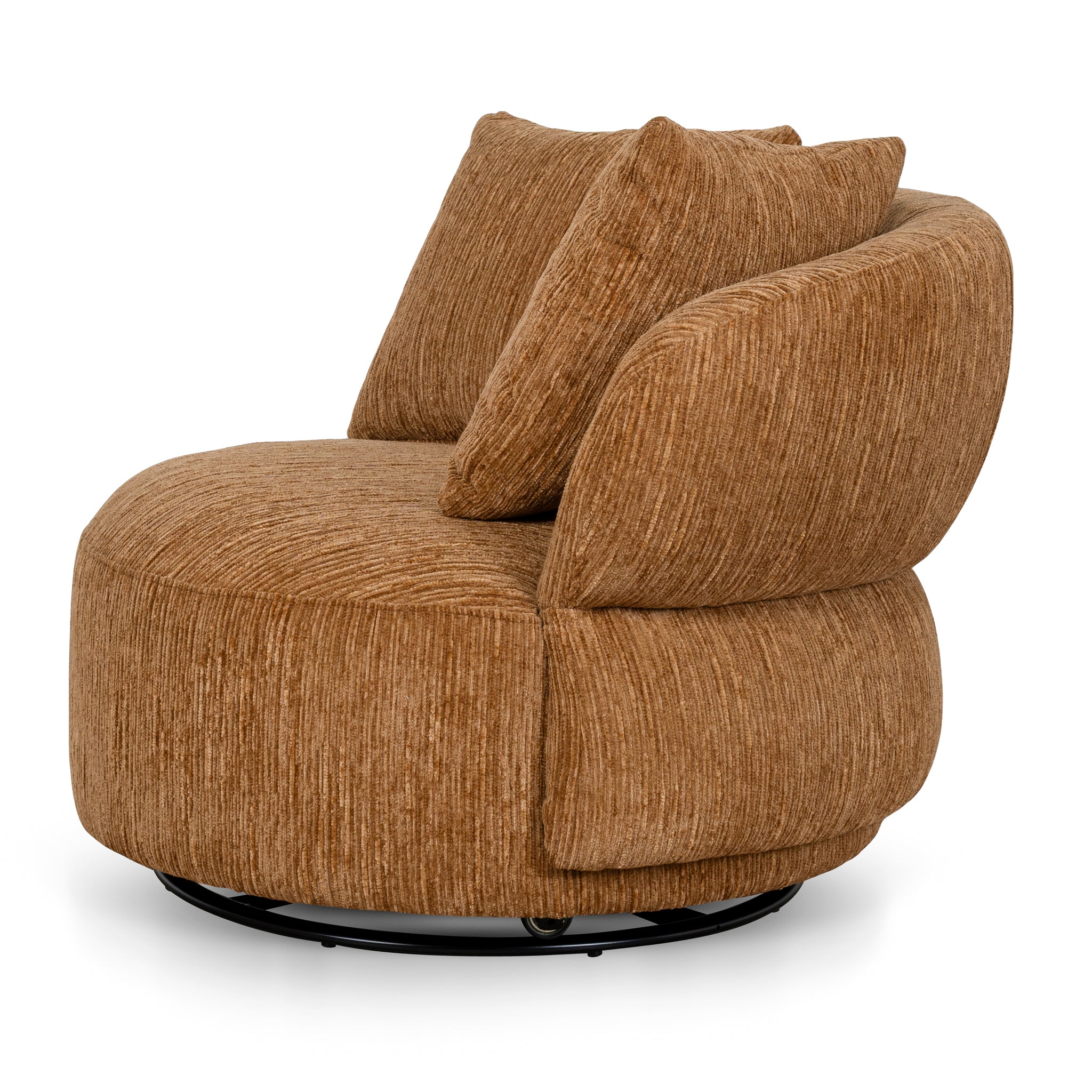 Oasis Swivel Lounge Chair - Honey Gold swivel Chair K Sofa-Core
