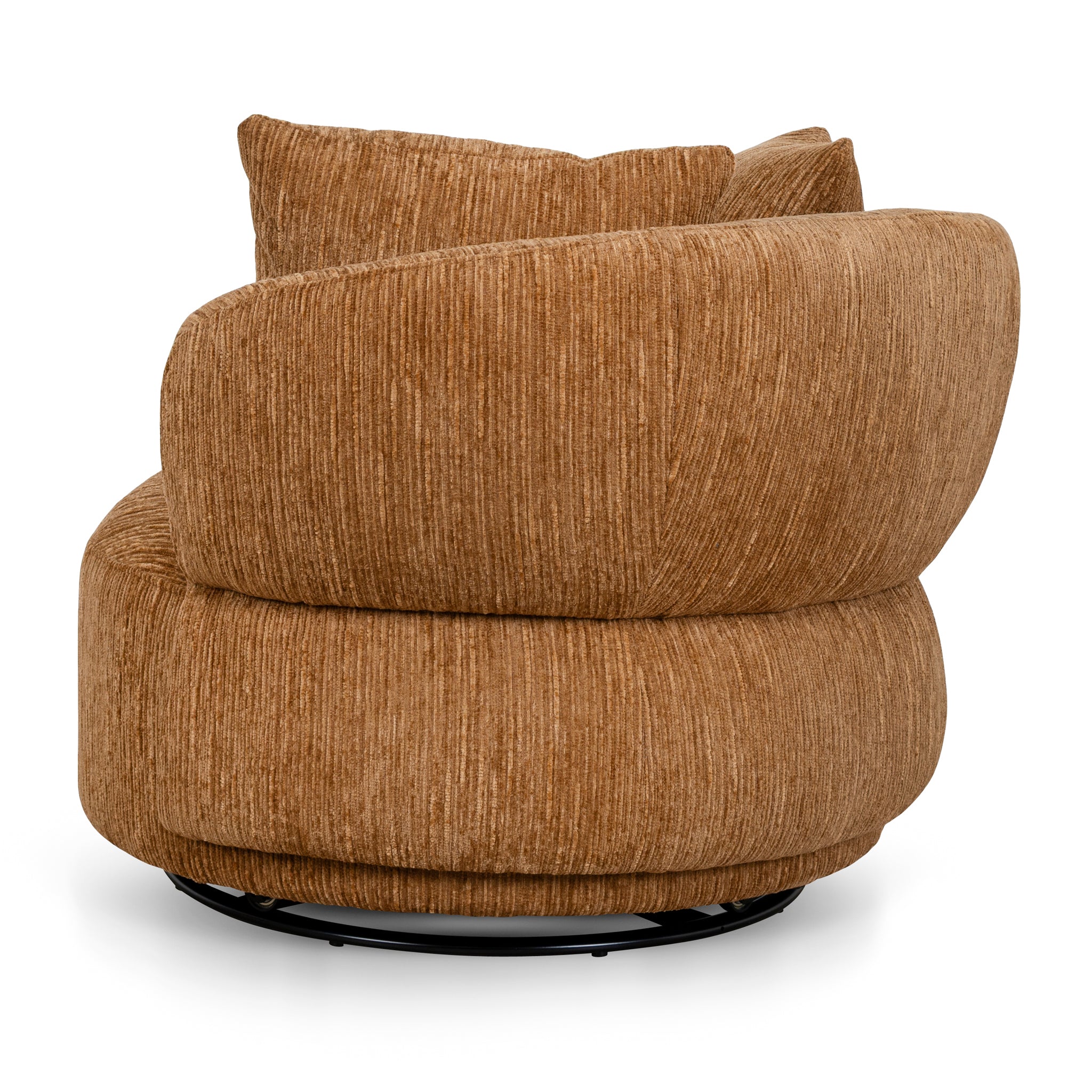 Oasis Swivel Lounge Chair - Honey Gold swivel Chair K Sofa-Core