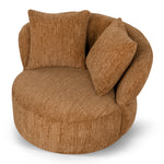 Oasis Swivel Lounge Chair - Honey Gold swivel Chair K Sofa-Core