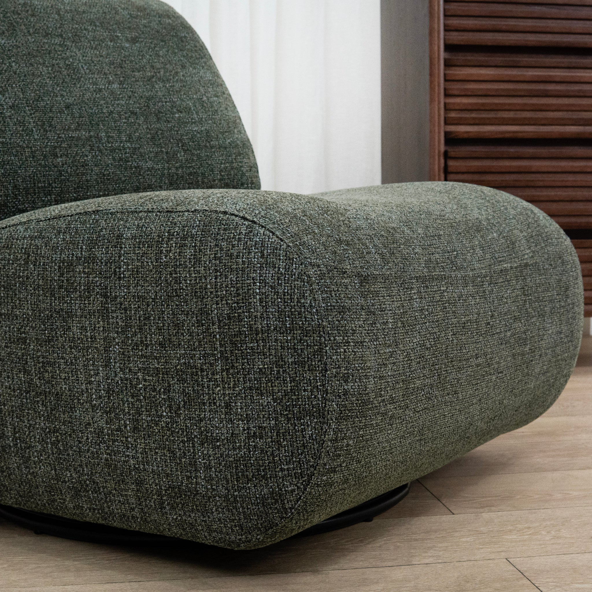 Opulence Swivel Lounge Chair - Moss Green Lounge Chair K Sofa-Core