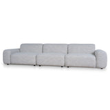 Santorini 4 Seater Sofa - Fog Grey sofa K Sofa-Core