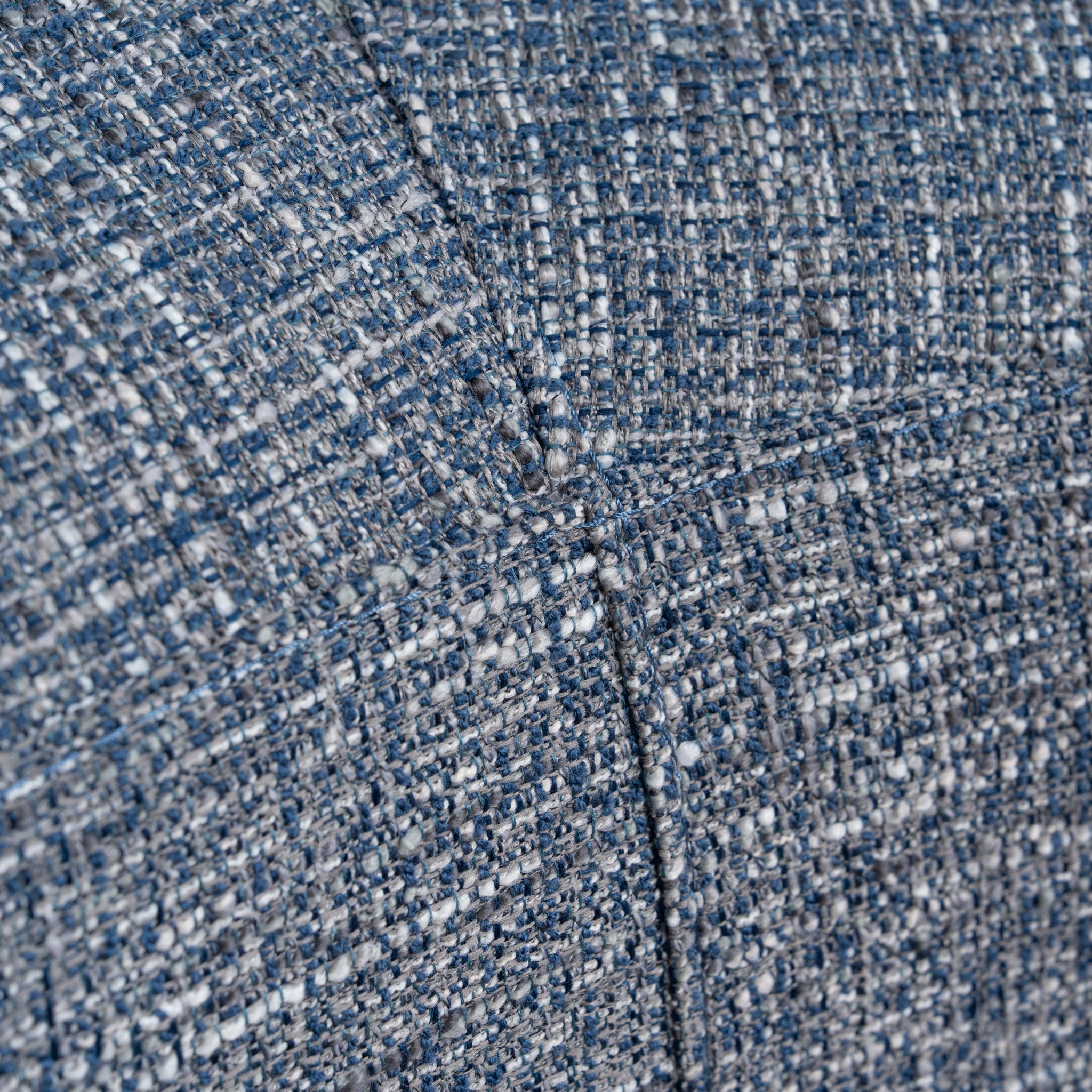 Aldona 1.8m Long Ottoman - Prussian Blue Ottoman Blue Steel Sofa- Core