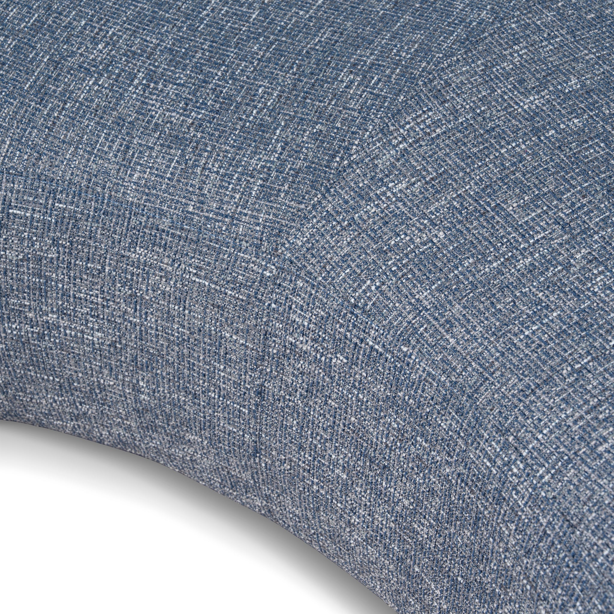 Aldona 1.8m Long Ottoman - Prussian Blue Ottoman Blue Steel Sofa- Core