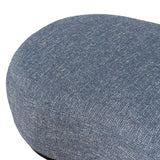 Aldona 1.8m Long Ottoman - Prussian Blue Ottoman Blue Steel Sofa- Core