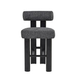 Set of 2 - Remy Black Barstool - Field Charcoal Bar Stool OL Sofa-Core