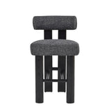 Set of 2 - Remy Black Barstool - Field Charcoal Bar Stool OL Sofa-Core
