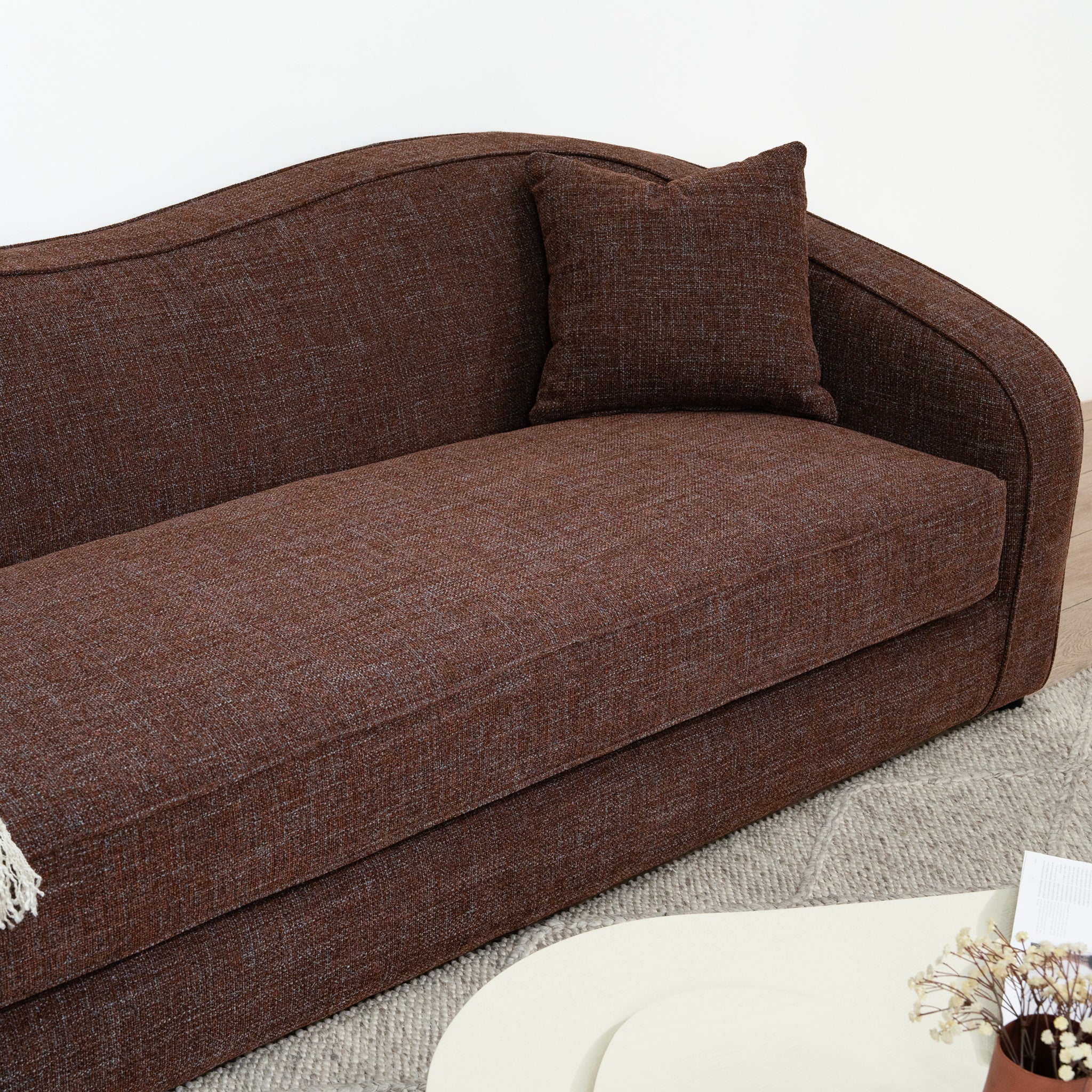 Brunora 3 Seater Sofa - Moss Brown Sofa Casa-Core