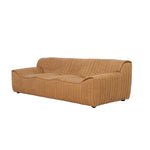 Duvina 3 Seater Sofa - Amber Tan Leather Sofa Nova-Core