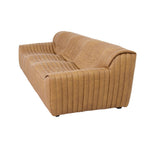 Duvina 3 Seater Sofa - Amber Tan Leather Sofa Nova-Core