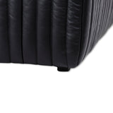 Duvina Armchair - Black Leather Armchair Nova-Core