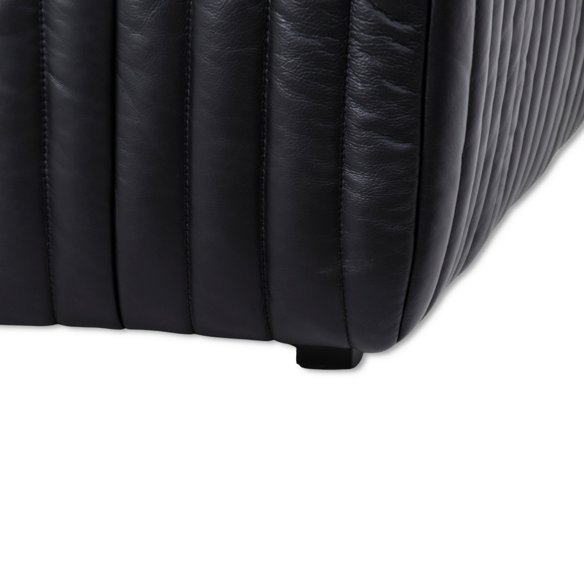 Duvina Armchair - Black Leather Armchair Nova-Core