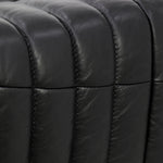 Duvina Armchair - Black Leather Armchair Nova-Core