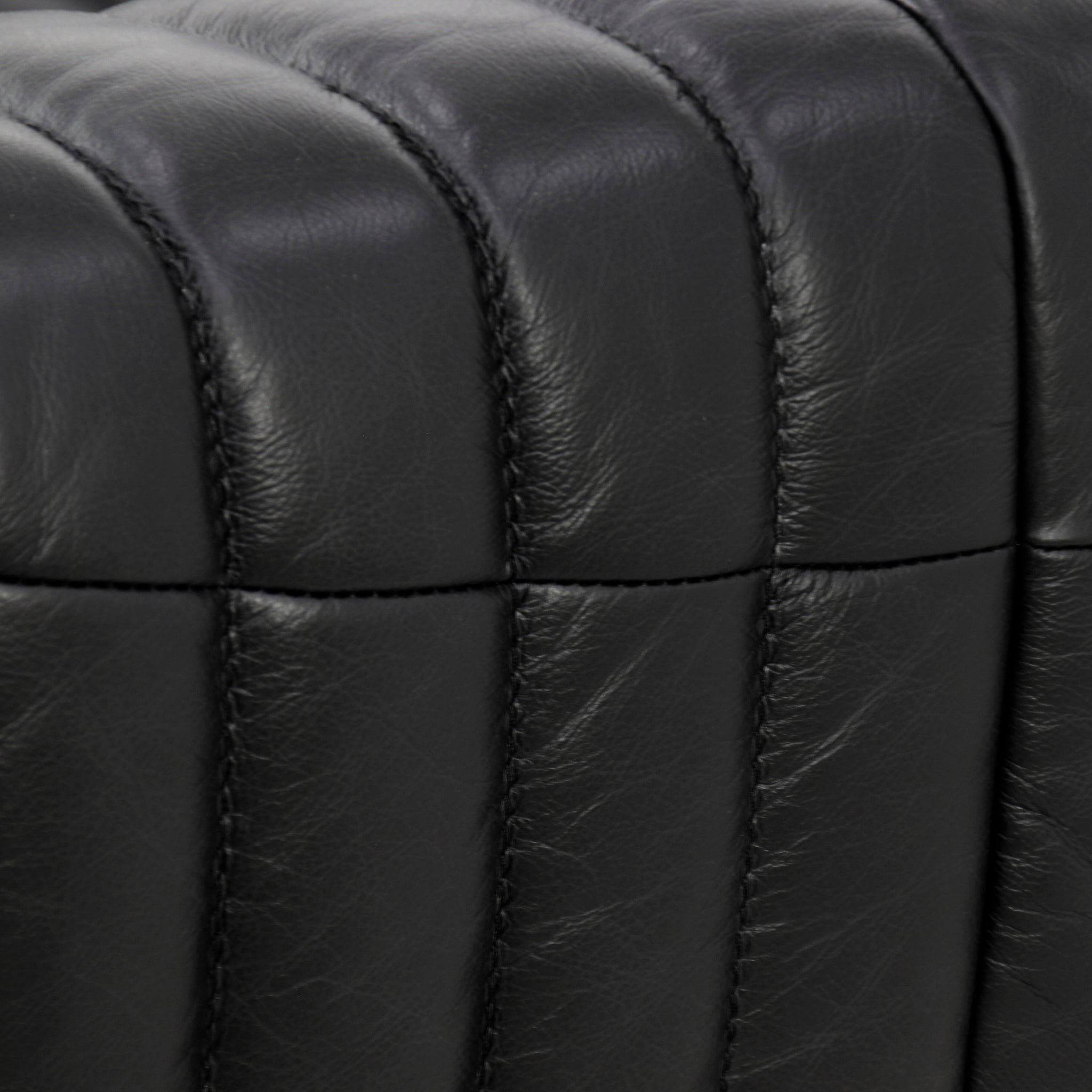 Duvina Armchair - Black Leather Armchair Nova-Core
