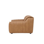 Duvina Armchair - Amber Tan Leather Armchair Nova-Core