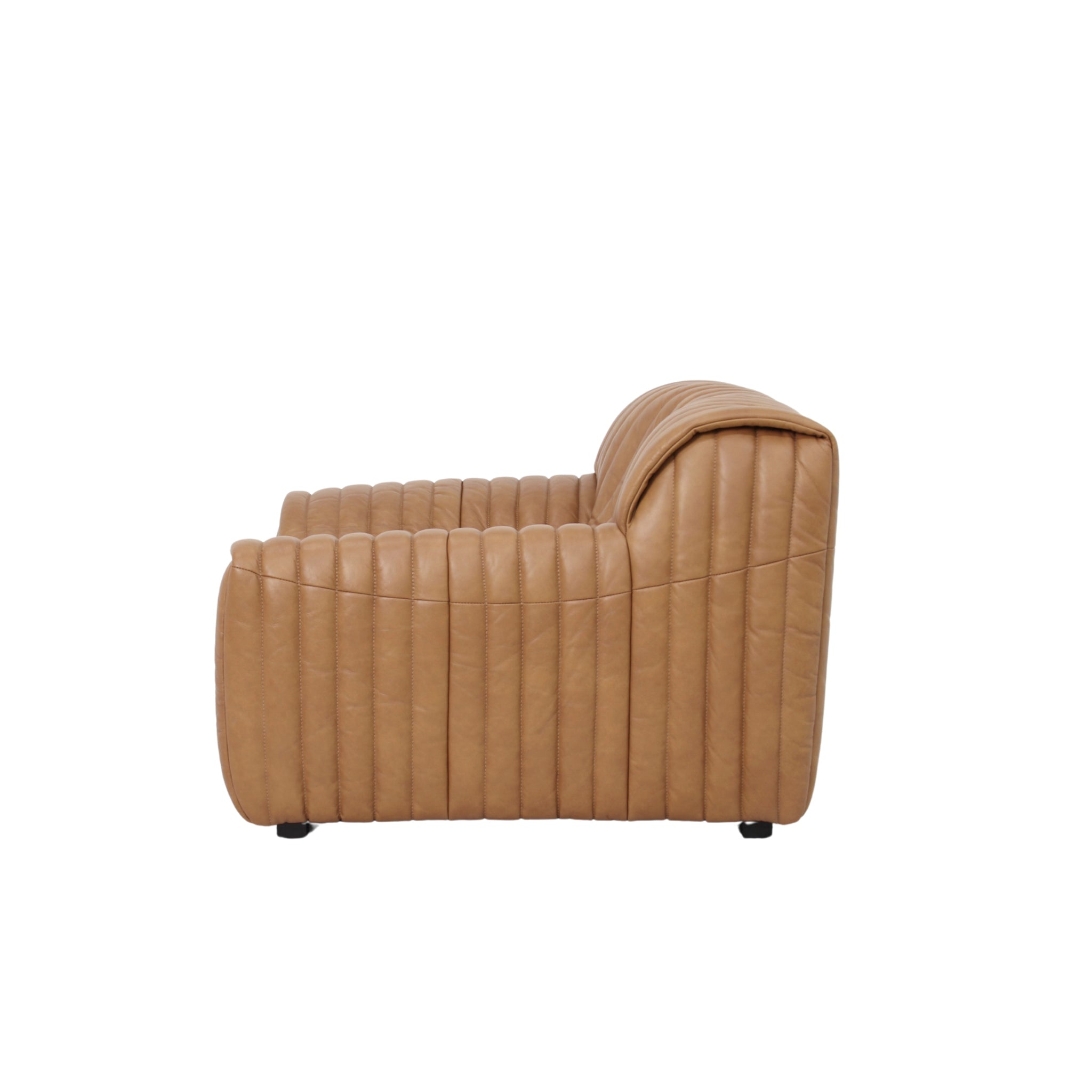 Duvina Armchair - Amber Tan Leather Armchair Nova-Core