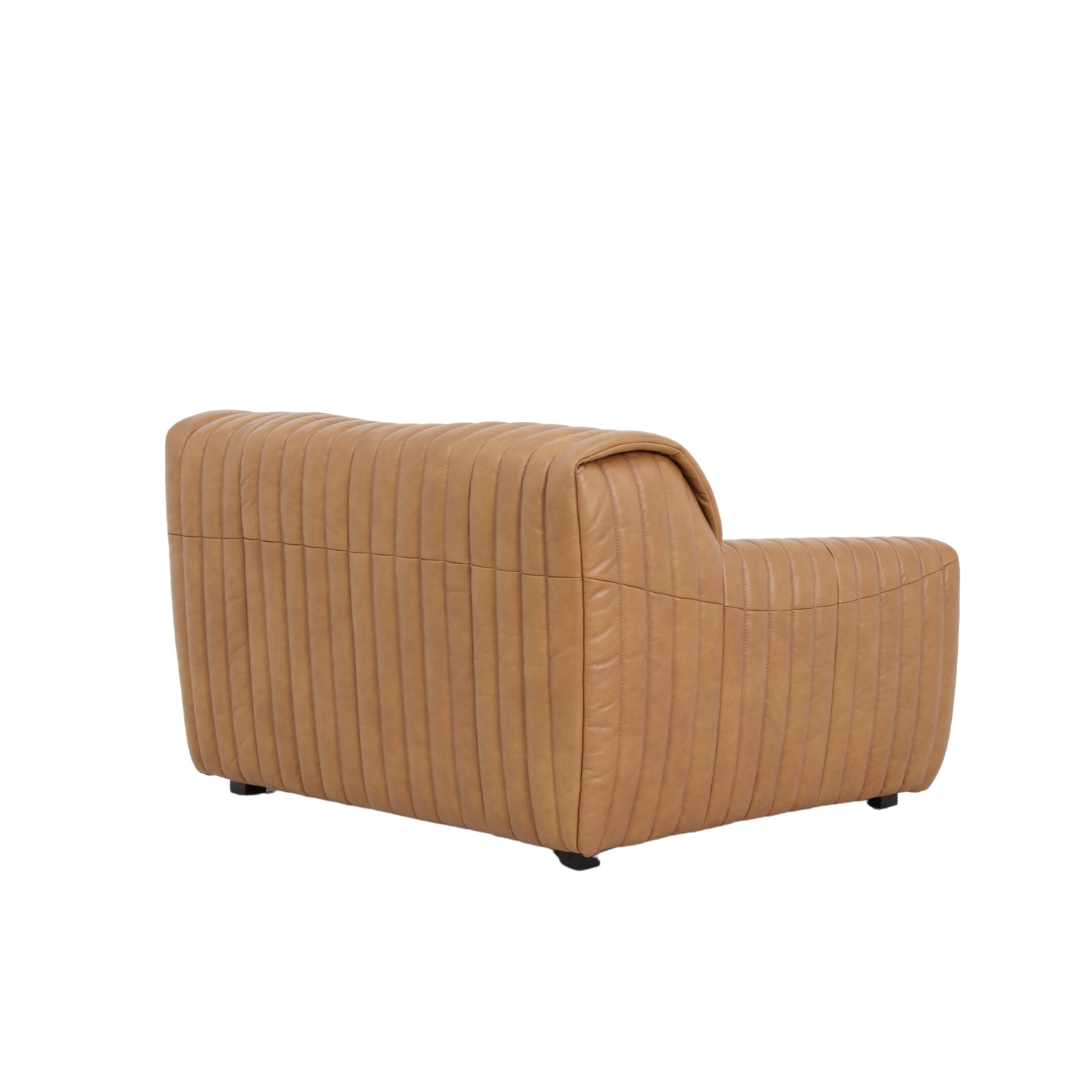 Duvina Armchair - Amber Tan Leather Armchair Nova-Core