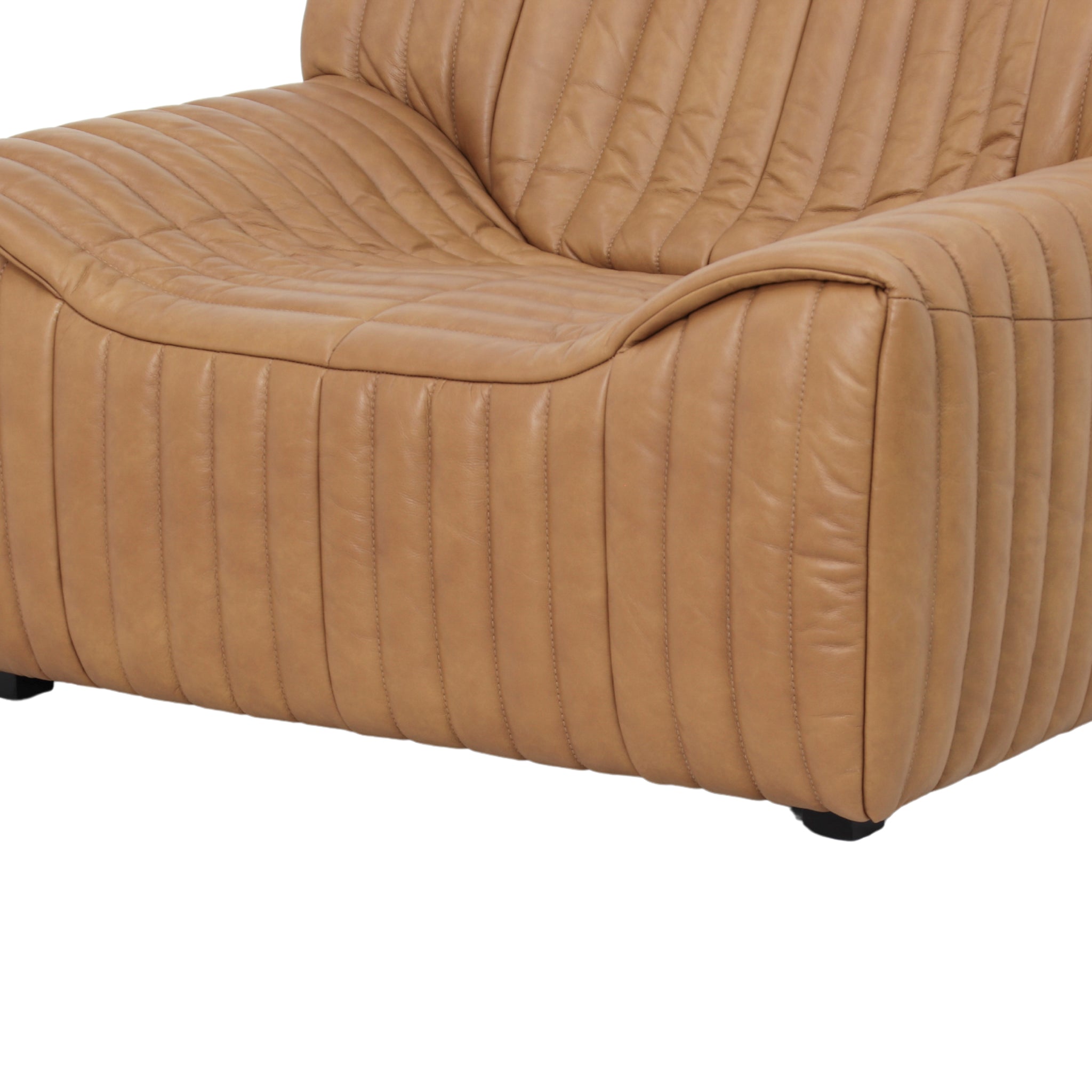 Duvina Armchair - Amber Tan Leather Armchair Nova-Core