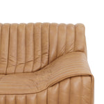 Duvina Armchair - Amber Tan Leather Armchair Nova-Core
