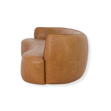 Arcova 3 Seater Sofa - Amber Tan Leather Sofa Nova-Core