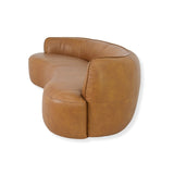 Arcova 3 Seater Sofa - Amber Tan Leather Sofa Nova-Core