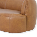 Arcova 3 Seater Sofa - Amber Tan Leather Sofa Nova-Core