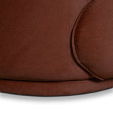 Jake 4 Seater Fabric Sofa - Burnt Brown Sofa Forever-Core