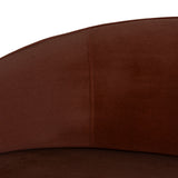 Jake 4 Seater Fabric Sofa - Burnt Brown Sofa Forever-Core