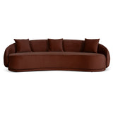 Jake 4 Seater Fabric Sofa - Burnt Brown Sofa Forever-Core