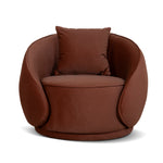 Jake Fabric Armchair - Burnt Brown Armchair Forever-Core