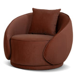 Jake Fabric Armchair - Burnt Brown Armchair Forever-Core