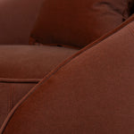 Jake Fabric Armchair - Burnt Brown Armchair Forever-Core