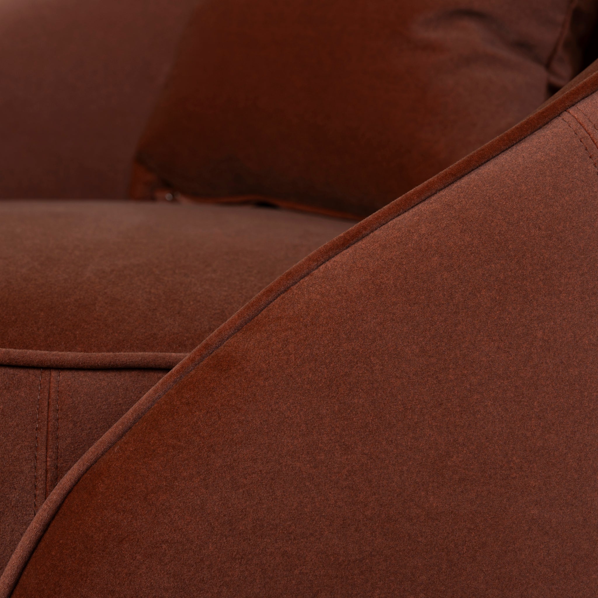 Jake Fabric Armchair - Burnt Brown Armchair Forever-Core