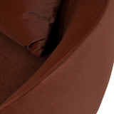 Jake Fabric Armchair - Burnt Brown Armchair Forever-Core