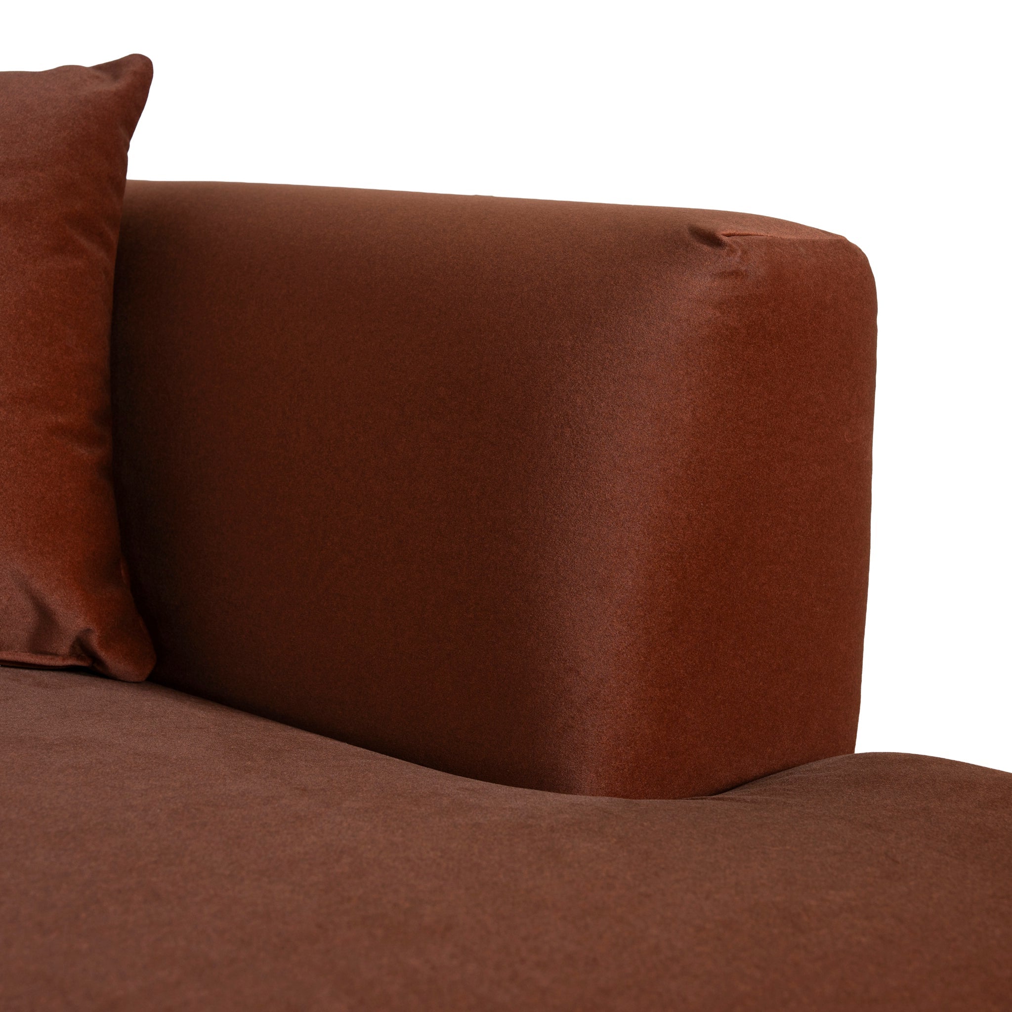 Roly Modular Right Chaise Sofa - Red Bronze Chaise Lounge Forever-Core