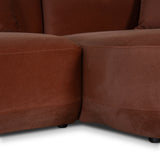Roly Modular Right Chaise Sofa - Red Bronze Chaise Lounge Forever-Core